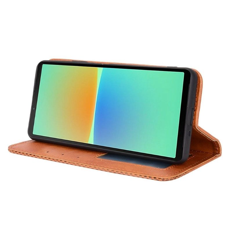Cover voor Sony Xperia 10 IV Anti-fall De Lederen Stijl Cirénius