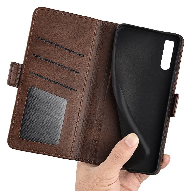 Cover voor Sony Xperia 10 IV Portemonnee Mat Faux Lederen Cover