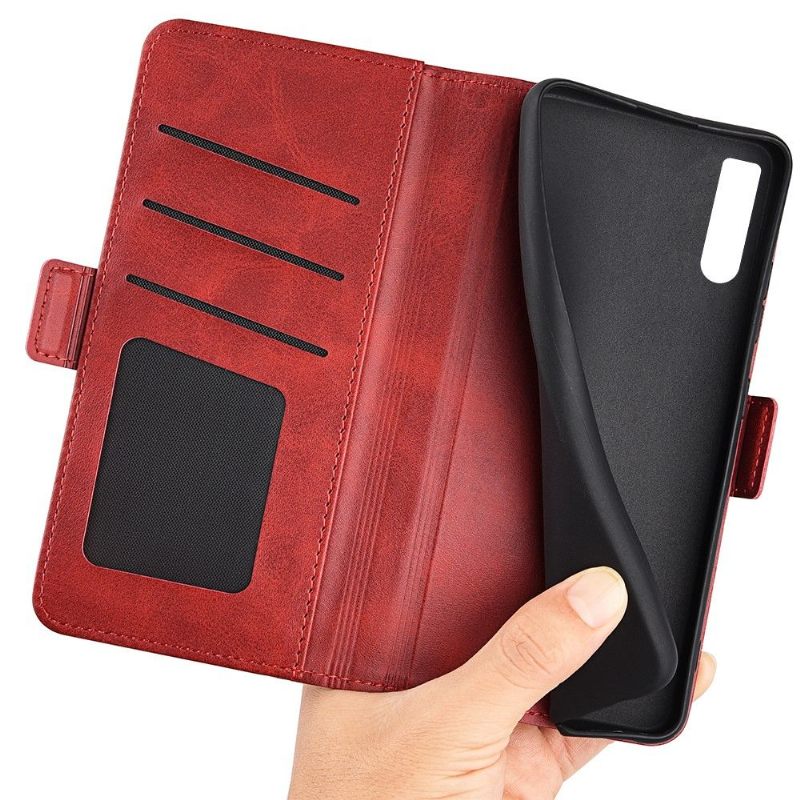Cover voor Sony Xperia 10 IV Portemonnee Mat Faux Lederen Cover
