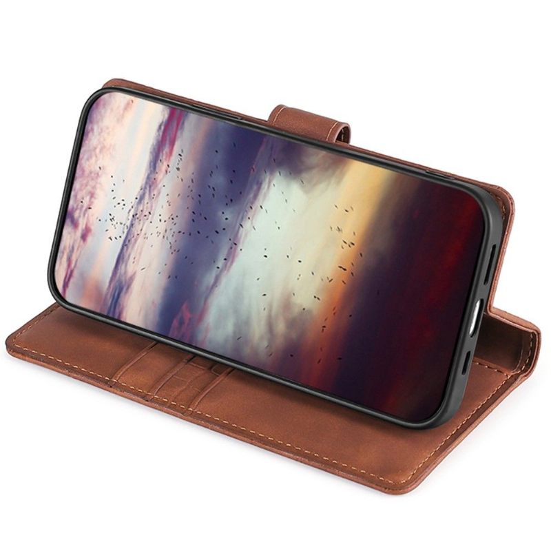 Folio-hoesje voor Sony Xperia 10 IV Ana Imitatieleer Croco Skin Effect