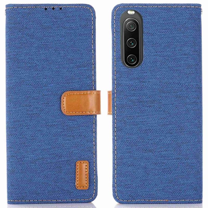 Folio-hoesje voor Sony Xperia 10 IV Canvaseffect Oxford