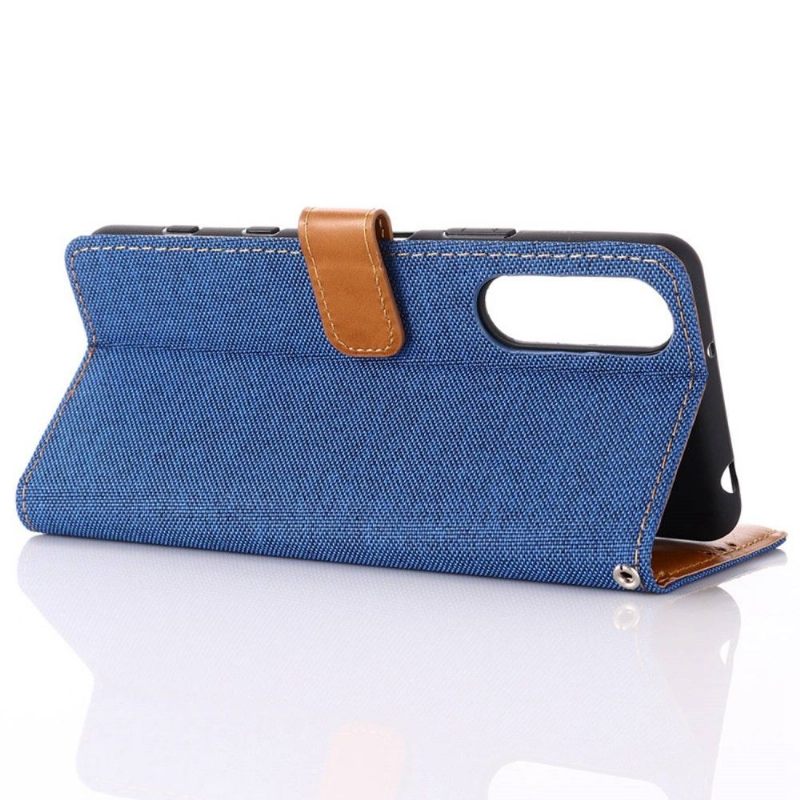Folio-hoesje voor Sony Xperia 10 IV Canvaseffect Oxford