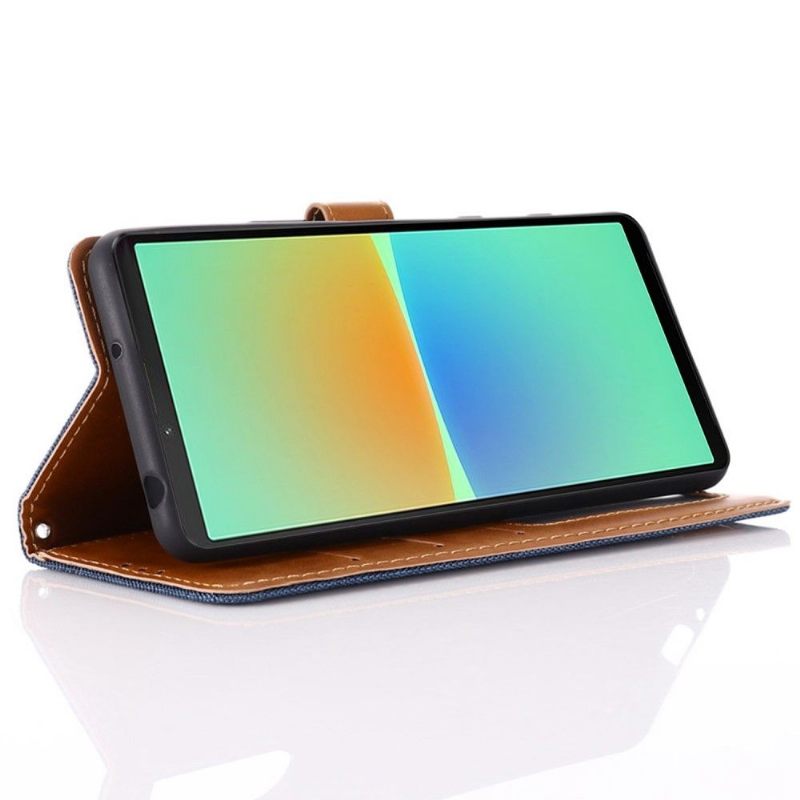 Folio-hoesje voor Sony Xperia 10 IV Canvaseffect Oxford