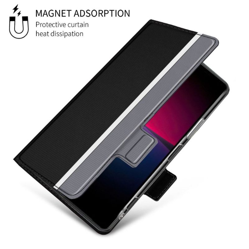 Folio-hoesje voor Sony Xperia 10 IV Victoria Stijl Leer