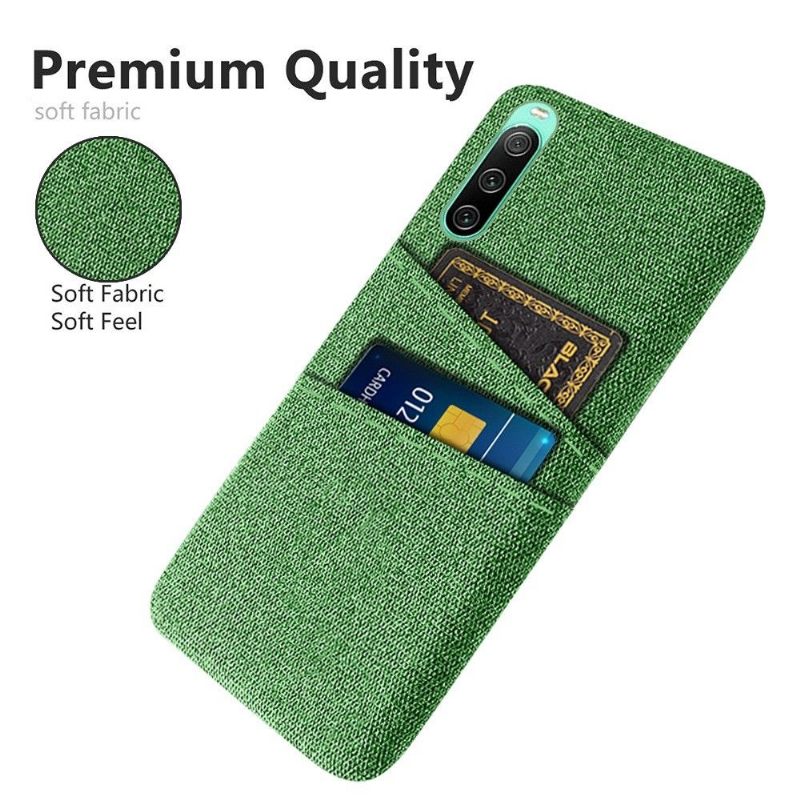 Hoesje voor Sony Xperia 10 IV Doek Kaarthouder