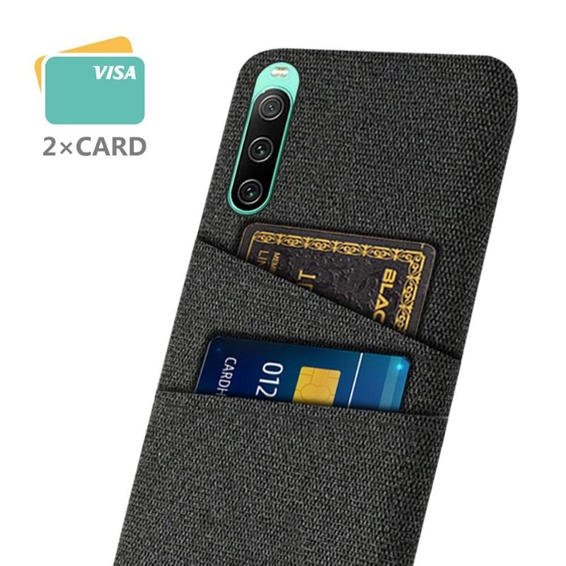 Hoesje voor Sony Xperia 10 IV Doek Kaarthouder