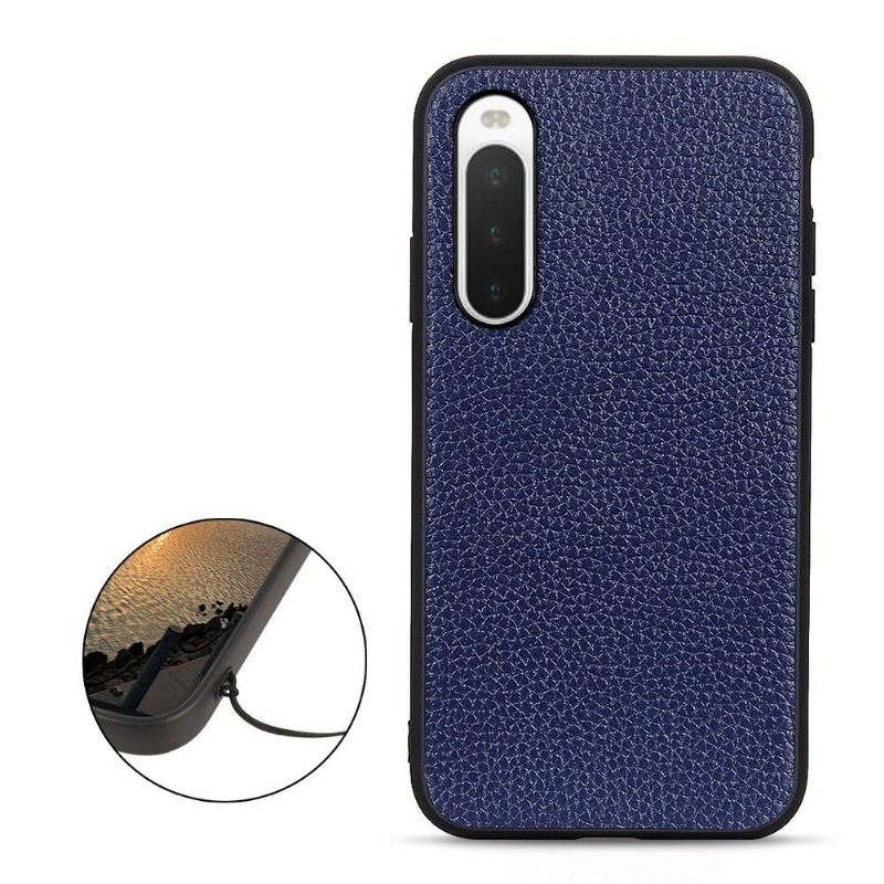 Hoesje voor Sony Xperia 10 IV Generfd Leer