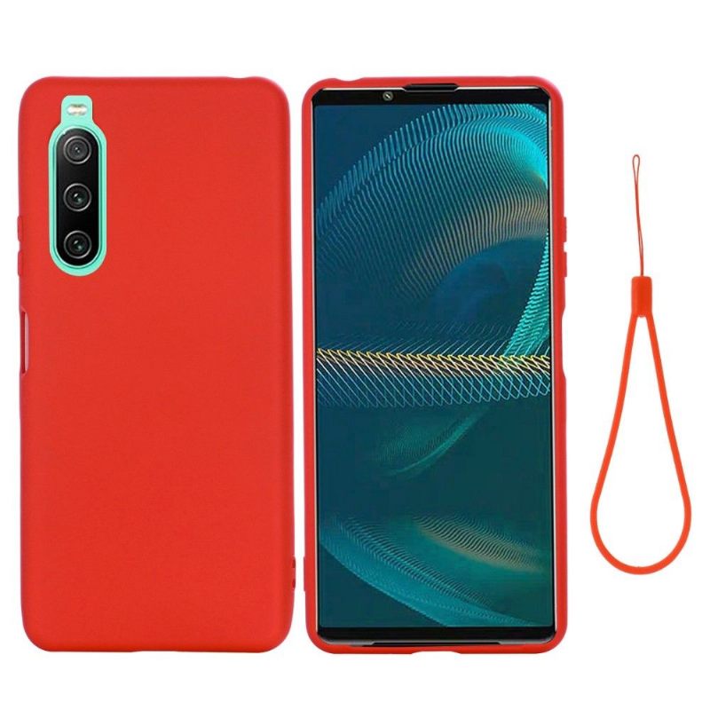 Hoesje voor Sony Xperia 10 IV Puro Siliconenvloeistof