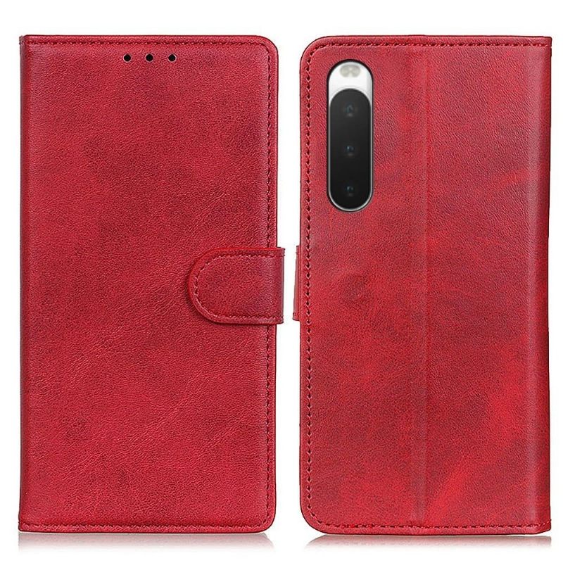 Leren Hoesje voor Sony Xperia 10 IV Bescherming Marius Mat Leereffect