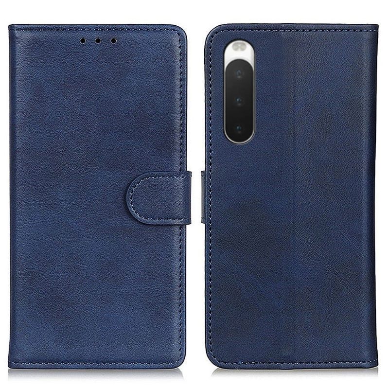 Leren Hoesje voor Sony Xperia 10 IV Bescherming Marius Mat Leereffect