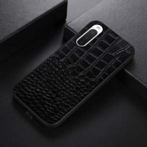 Telefoonhoesje voor Sony Xperia 10 IV Bescherming Colette Leer Met Krokodilleneffect