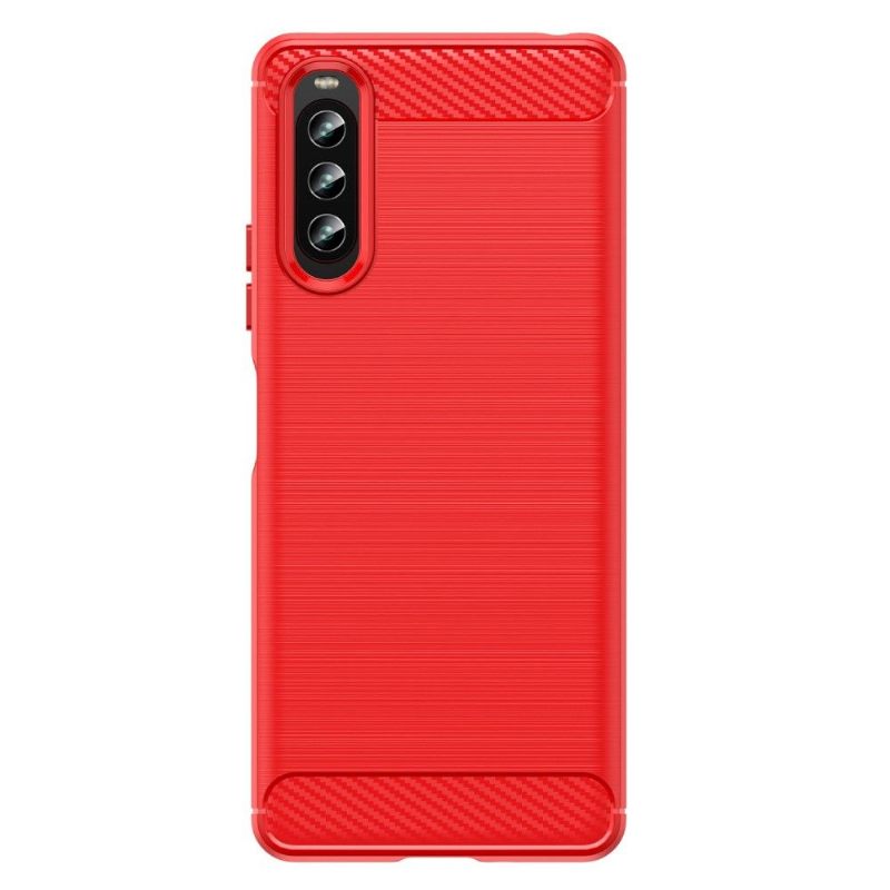 Telefoonhoesje voor Sony Xperia 10 IV Bescherming Geborsteld Siliconeneffect