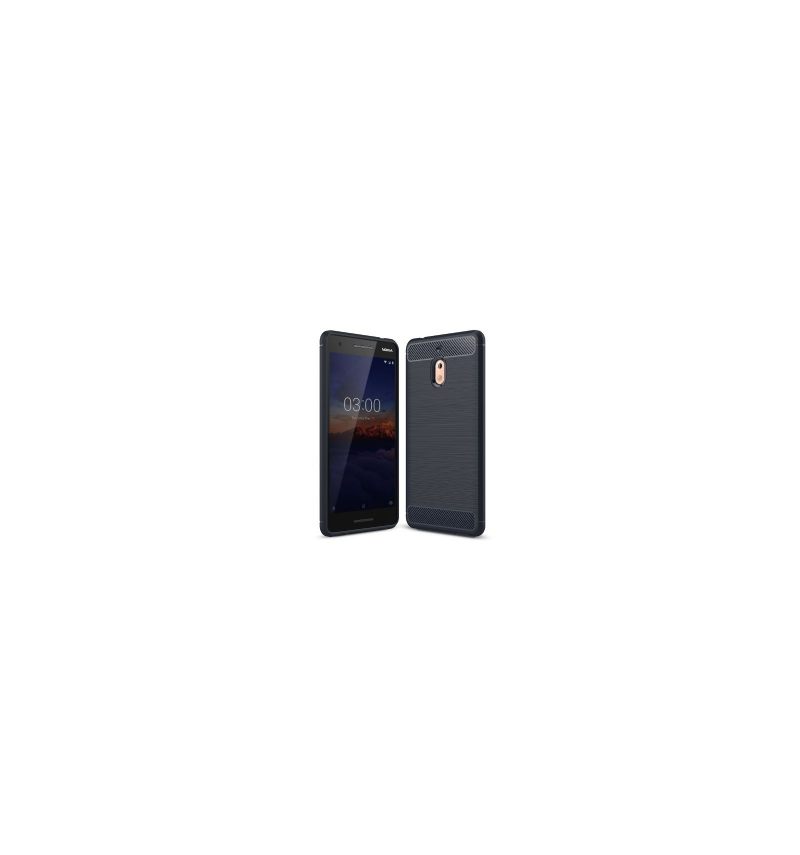 Hoesje voor Nokia 2.1 Koolborstel Gel