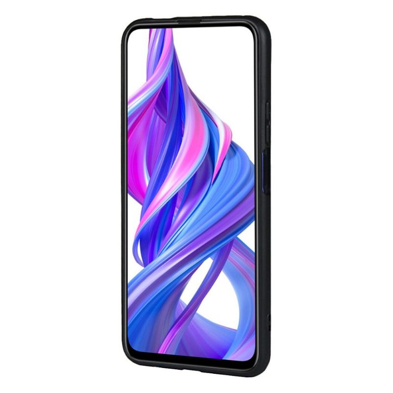 Hoesje voor Honor 9X Pro Kaarthouder Met Leren Effect