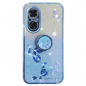 Case Hoesje Realme C67 Telefoonhoesje Ringhouder Met Strasssteentjes