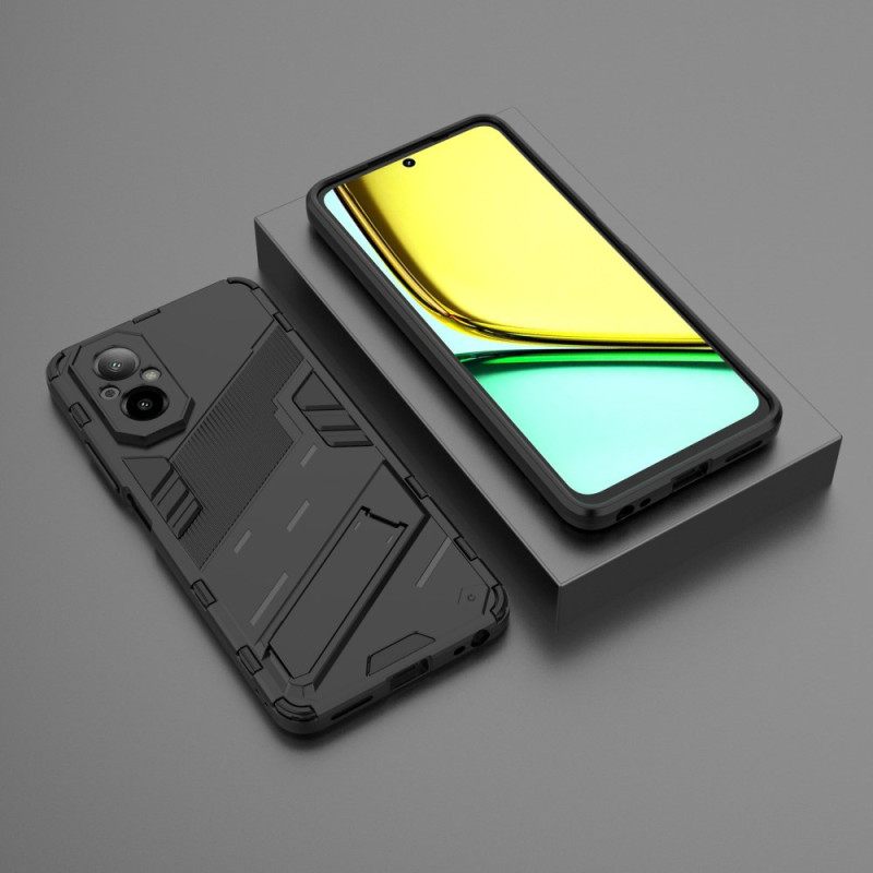 Cover Hoesje Realme C67 Telefoonhoesje Verwijderbare Handsfree Standaard Met Twee Standen