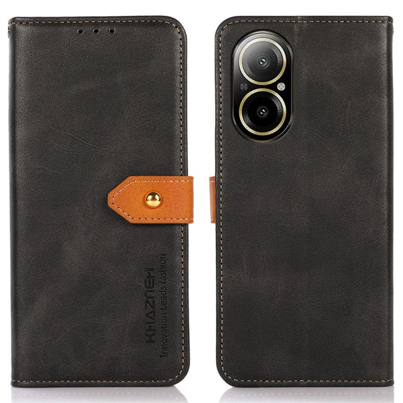 Folio-hoesje Realme C67 Telefoonhoesje Khazneh Gouden Sluiting