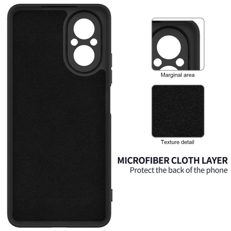 Hoesje Realme C67 Vloeibare Siliconen Met Bandje