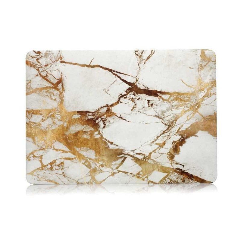 Macbook Pro 15 Case / Marble Touch Bar - Goud