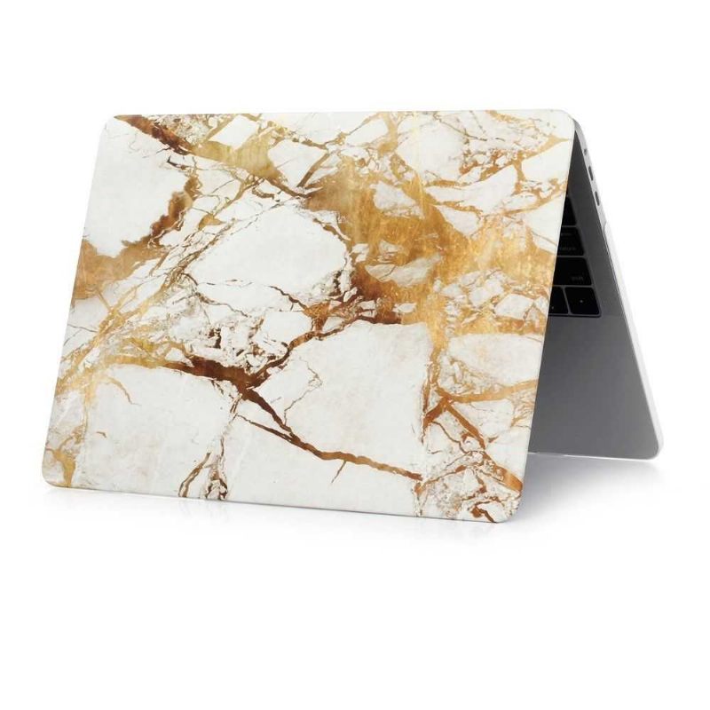 Macbook Pro 15 Case / Marble Touch Bar - Goud