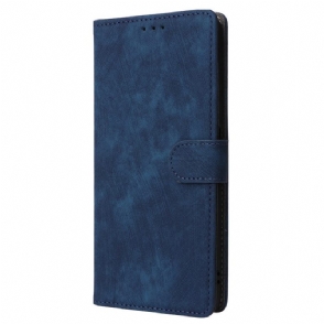 Flip Case Leren Realme C53 Rfid-bescherming Met Koord