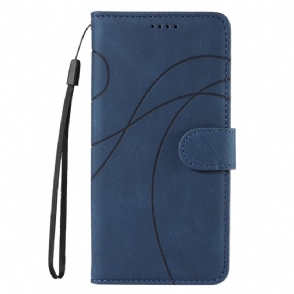 Folio-hoesje Realme C53 Golvende Lijnen