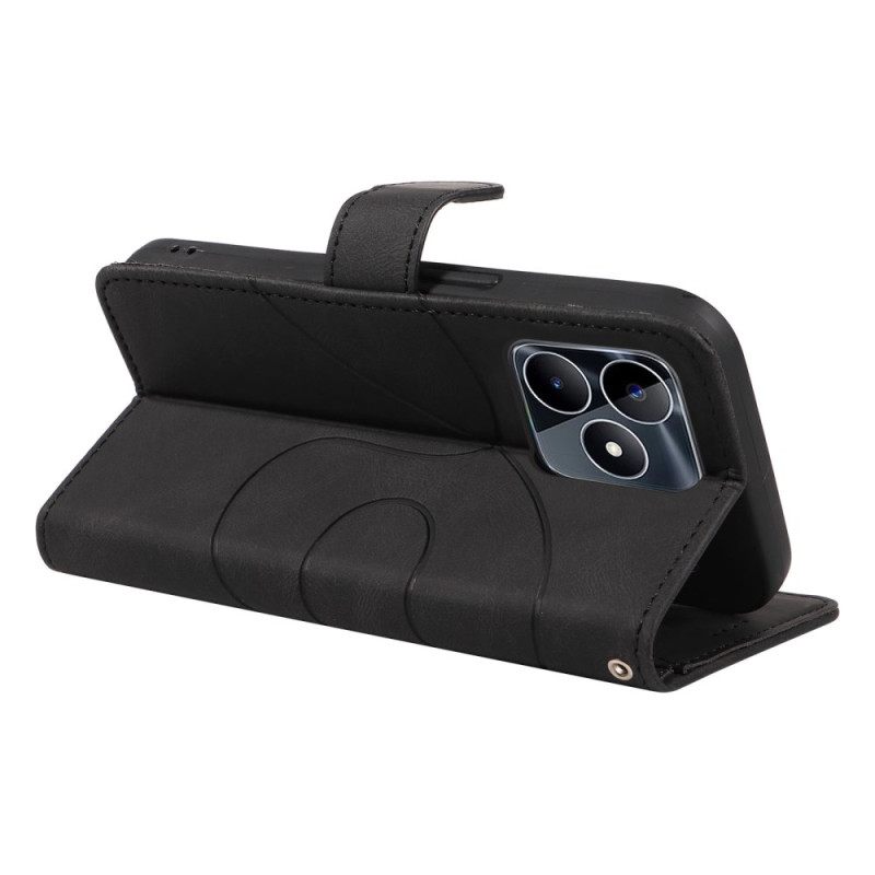 Folio-hoesje Realme C53 Golvende Lijnen