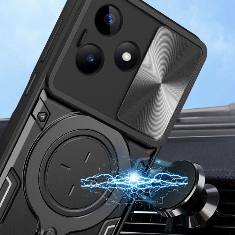 Hoesje Realme C53 Draaibare Houder En Camerabescherming