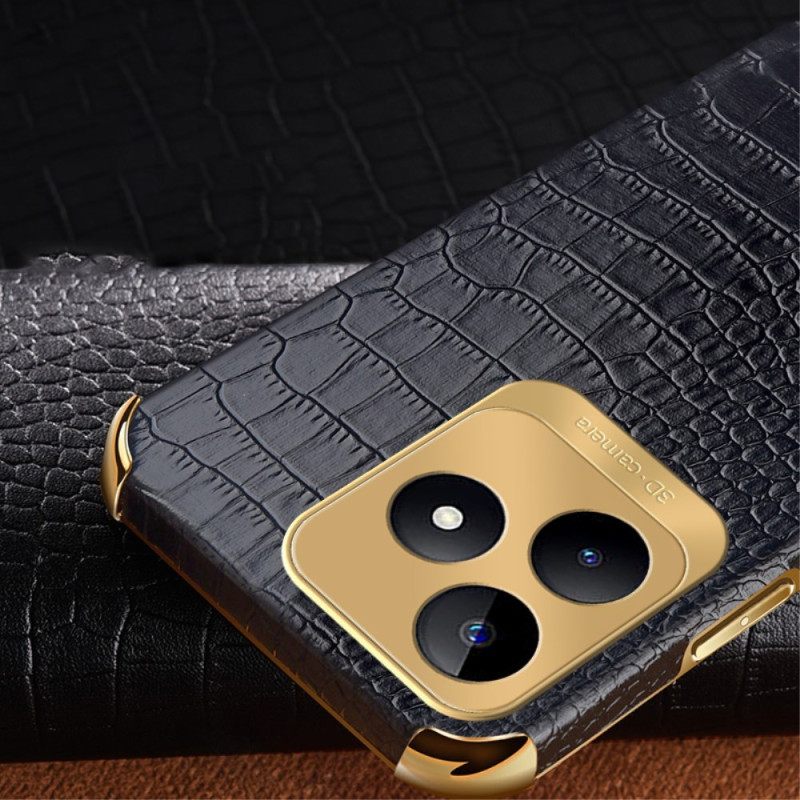 Hoesje Realme C53 Krokodillenleerstructuur Bescherming Hoesje