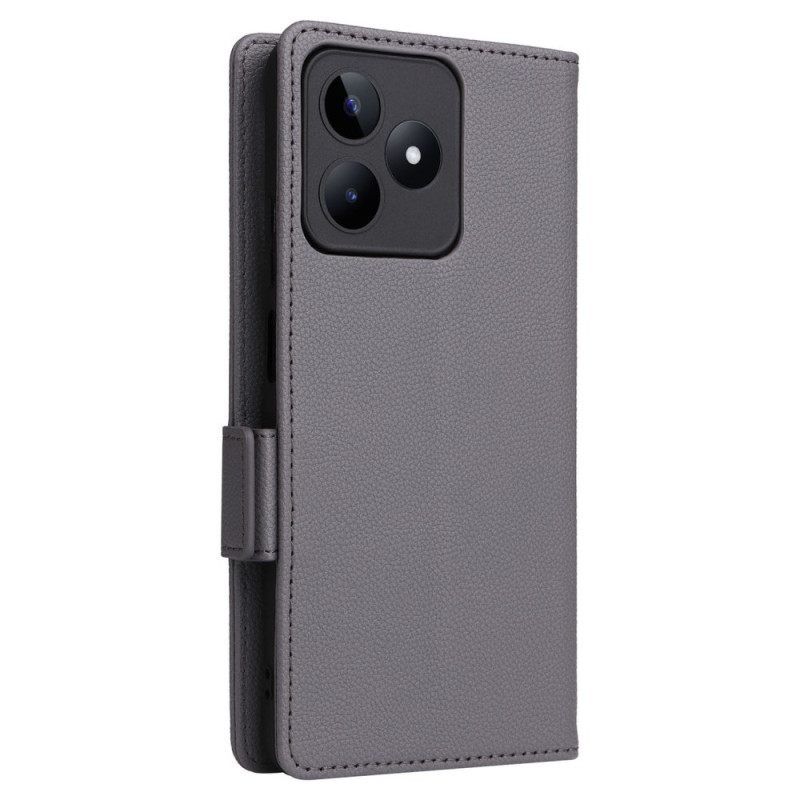 Leren Hoesje Realme C53 Ultradun Met Koord Bescherming Hoesje