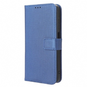 Leren Hoesje Voor Realme C53 Gestructureerd Met Bandje