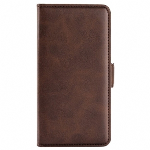 Leren Hoesje voor Vivo Y35 Dubbele Sluiting