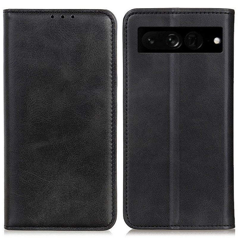 Bescherming Hoesje voor Google Pixel 7 Pro Folio-hoesje Klassiek Splitleer