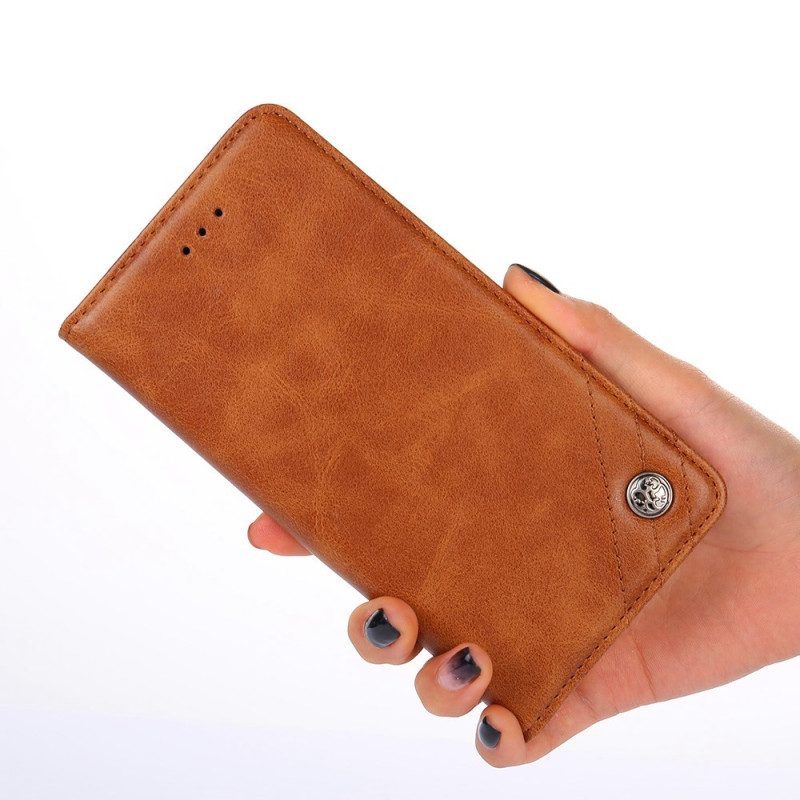 Bescherming Hoesje voor Oppo Reno 8 Folio-hoesje Decoratieve Klinknagels