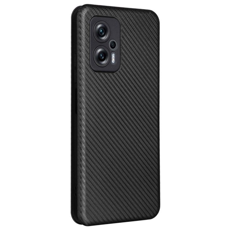 Bescherming Hoesje voor Poco X4 GT Folio-hoesje Chevronpatroon Met Afgeronde Hoeken