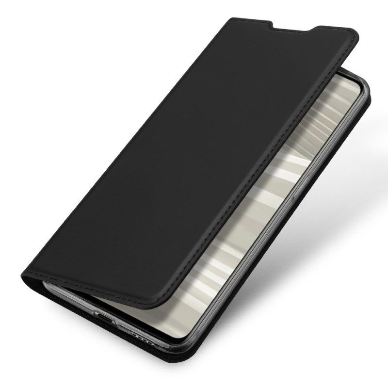 Bescherming Hoesje voor Realme GT2 Pro Folio-hoesje Skin-pro Series Dux Ducis