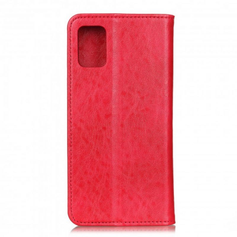 Bescherming Hoesje voor Samsung Galaxy A52 4G / A52 5G / A52s 5G Folio-hoesje Gespleten Lederen Textuur
