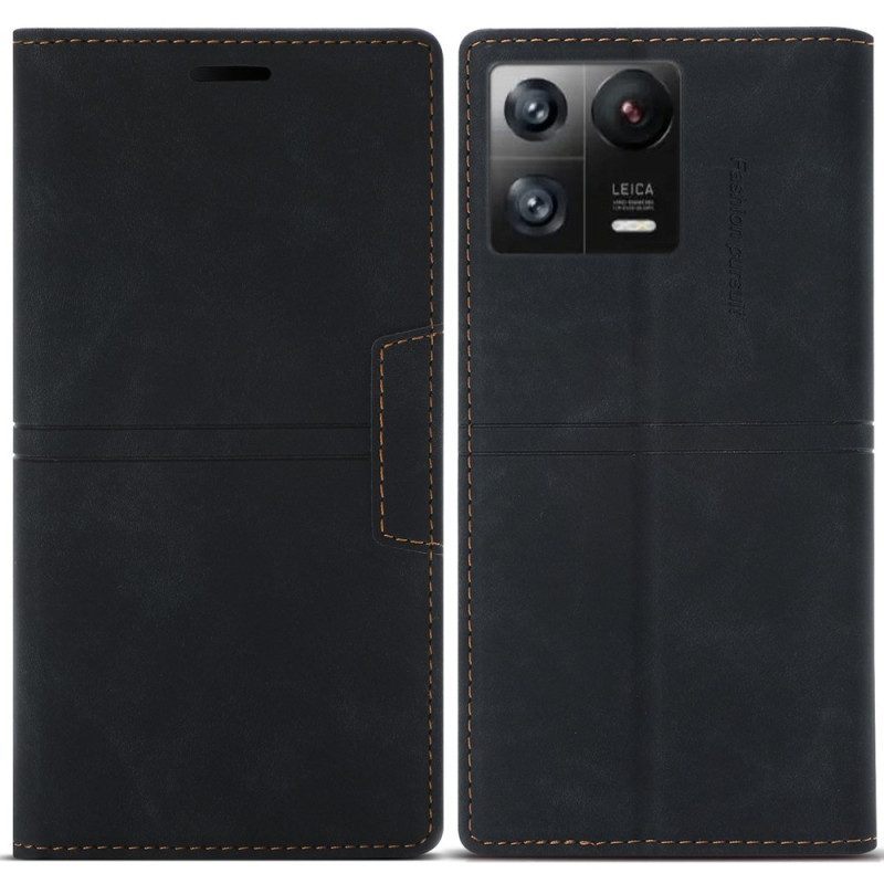 Bescherming Hoesje voor Xiaomi 13 Pro Folio-hoesje Leren Styling