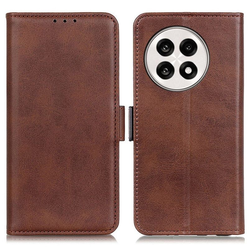 Flip Case Leren Oneplus 13r Kunstleer