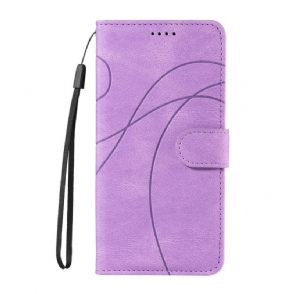 Folio-hoesje Oneplus 13r Golvende Lijnen