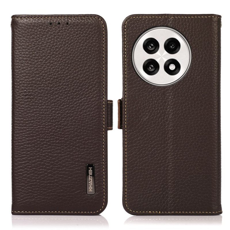 Folio-hoesje Oneplus 13r Khazneh Leer Rfid-bescherming