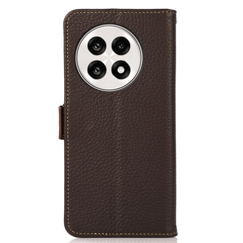 Folio-hoesje Oneplus 13r Khazneh Leer Rfid-bescherming