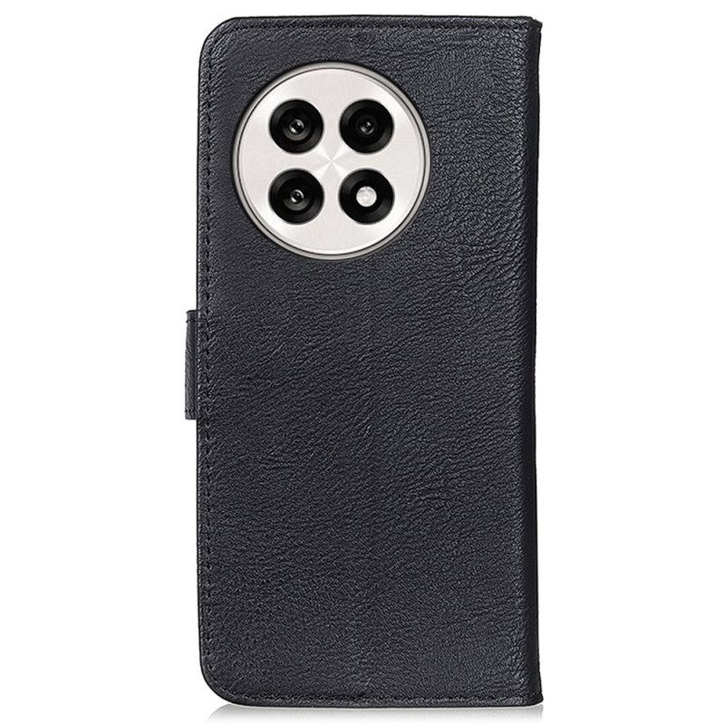 Folio-hoesje Oneplus 13r Telefoonhoesje Khazneh Leer-effect