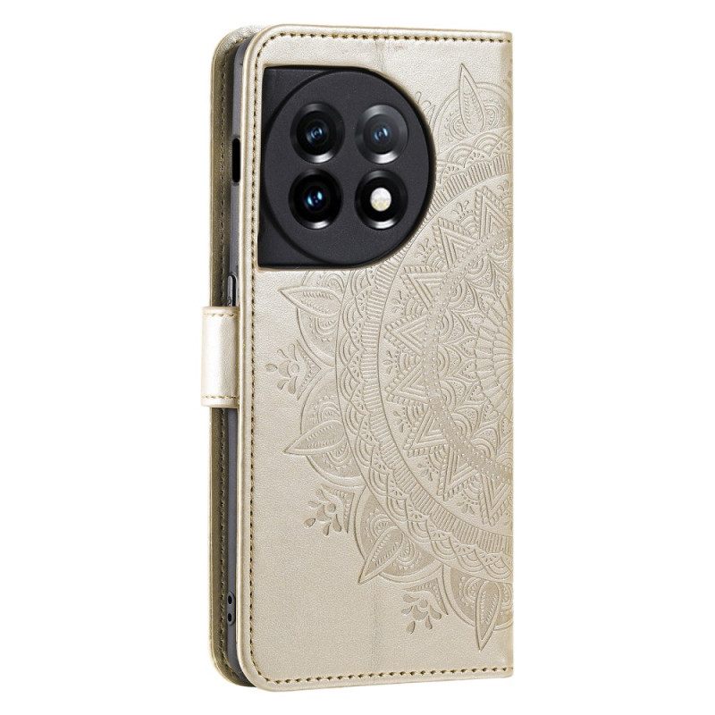Folio-hoesje Oneplus 13r Telefoonhoesje Mandala Zon