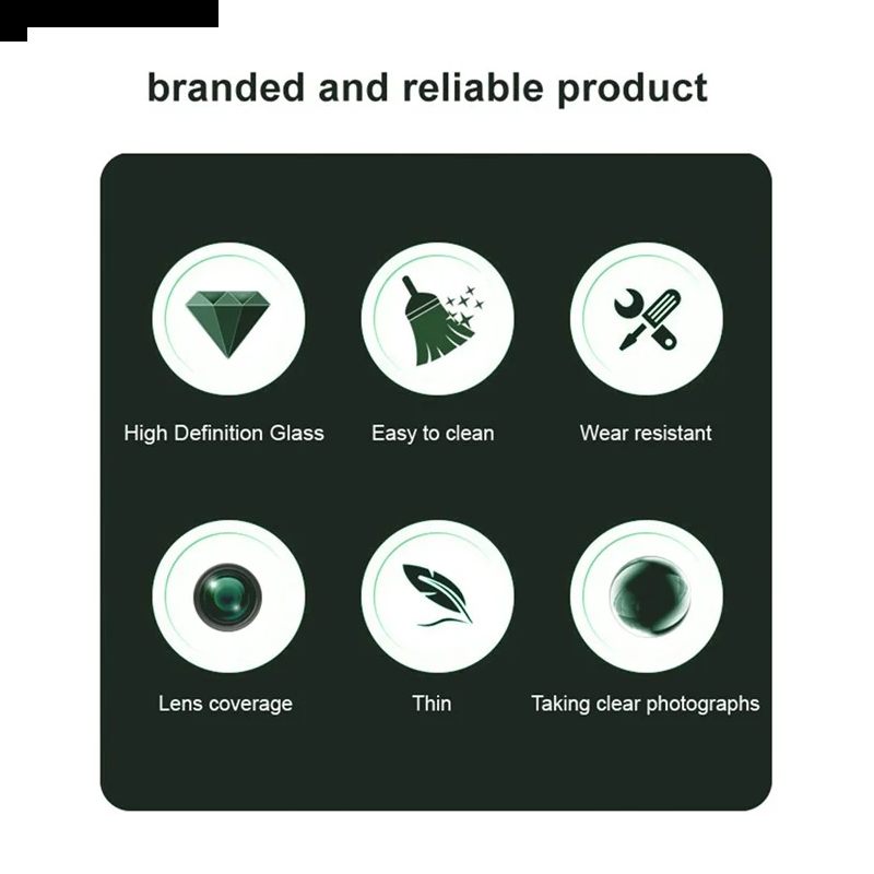 Lensbeschermer Van Gehard Glas Voor Oneplus 13r (zwarte Versie)