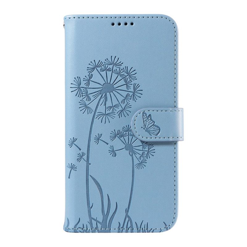 Leren Hoesje Oneplus 13r Paardenbloembandje