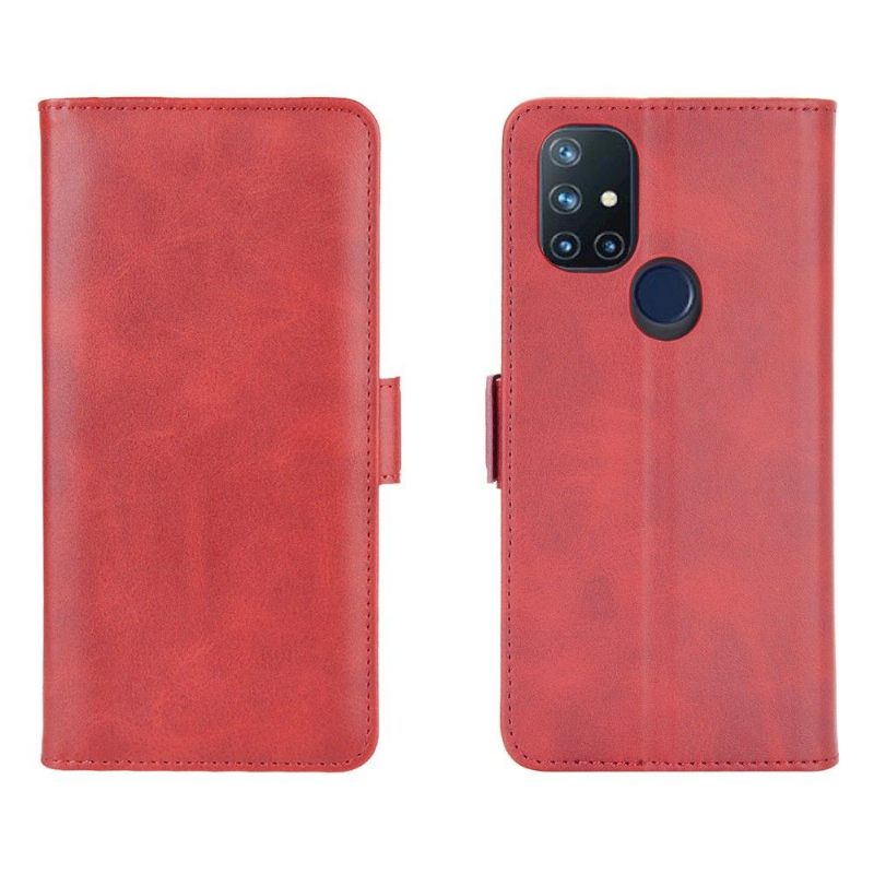 Case voor OnePlus Nord N10 Portemonnee Leren Mat Kunstleer Hoes