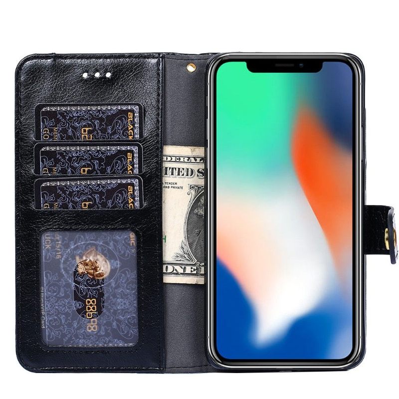 Folio-hoesje voor OnePlus Nord N10 Anti-fall Portemonnee Van Imitatieleer