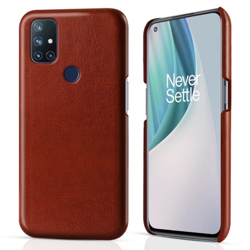 Hoesje voor OnePlus Nord N10 Anti-fall Ksq Leereffect