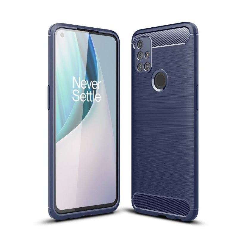 Hoesje voor OnePlus Nord N10 Flexibel Geborsteld Effect